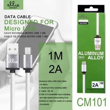 Ellietech CM101 Câble Micro USB Aluminium 2A 1M